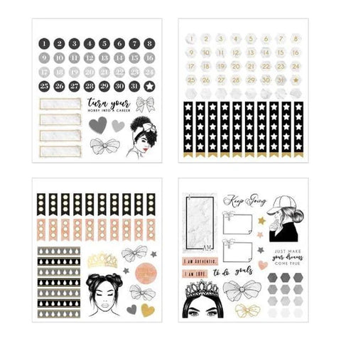 Planner Stickers Book - Glamorous Girls Minis