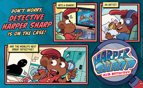 Harper Sharp: Kid Detective (A Graphic Novel) by Jarrett Williams