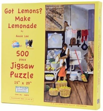 Got Lemons - Make Lemonade 500 pc Jigsaw Puzzle by Artist: Annie Lee
