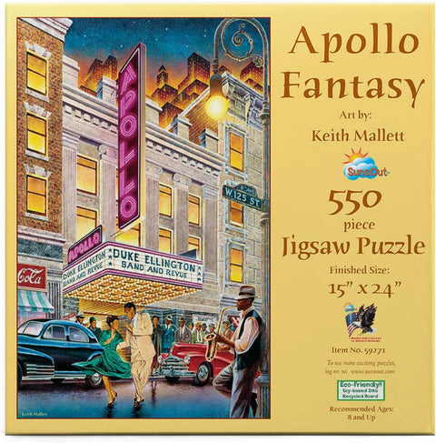 SUNSOUT INC - Apollo Fantasy - 550 pc Jigsaw Puzzle by Artist: Keith Mallett - Finished Size 15" x 24"