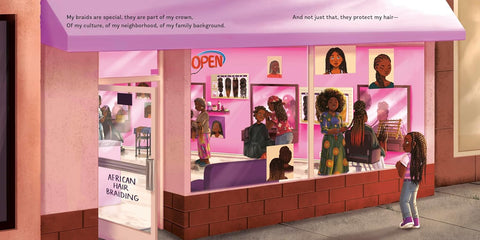 A Black Girl and Her Braids by Jaylene Clark Owens, Brittney Bond (Illustrator)