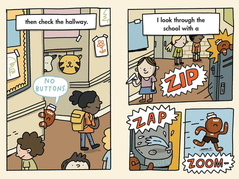 The Gingerbread Man: Buttons on the Loose: A Graphic Novel by Laura Murray, Mike Lowery (Illustrator)