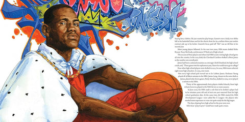 Hardcourt: Stories from 75 Years of the National Basketball Association by Fred Bowen, James E. Ransome (Illustrator)