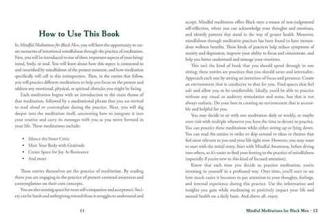 Mindful Meditations for Black Men: Restorative Practices to Soothe Mind, Body, and Spirit by Jor-El Caraballo, LMHC