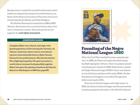 20th Century African American History for Kids: The Major Events that Shaped the Past and Present by Margeaux Weston