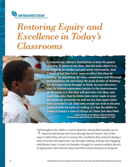 Cultivating Genius: An Equity Framework for Culturally and Historically Responsive Literacy by Gholdy Muhammad
