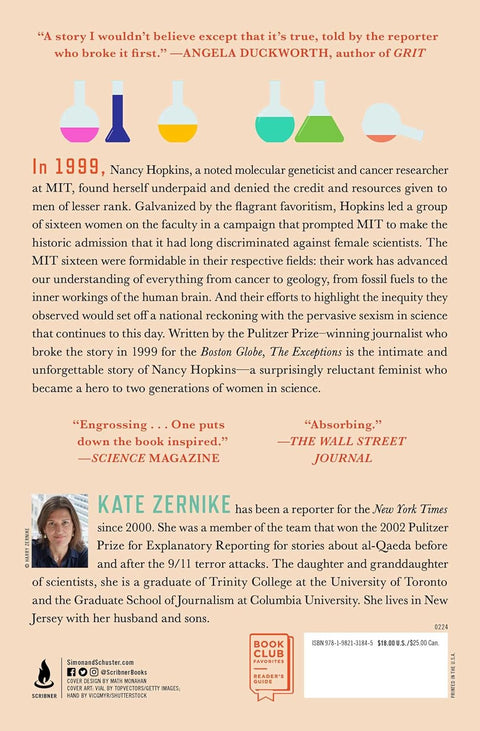 The Exceptions: Nancy Hopkins, MIT, and the Fight for Women in Science by Kate Zernike