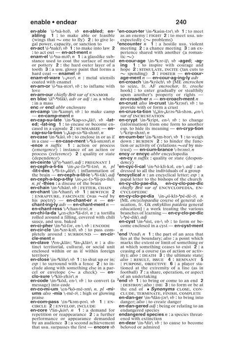 The Merriam-Webster Dictionary, New Edition