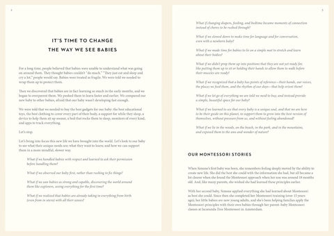 The Montessori Baby: A Parent's Guide to Nurturing Your Baby with Love, Respect, and Understanding by Simone Davies, Junnifa Uzodike