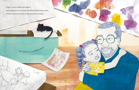 Two Artists, Granddad and Me by Charnelle Pinkney Barlow