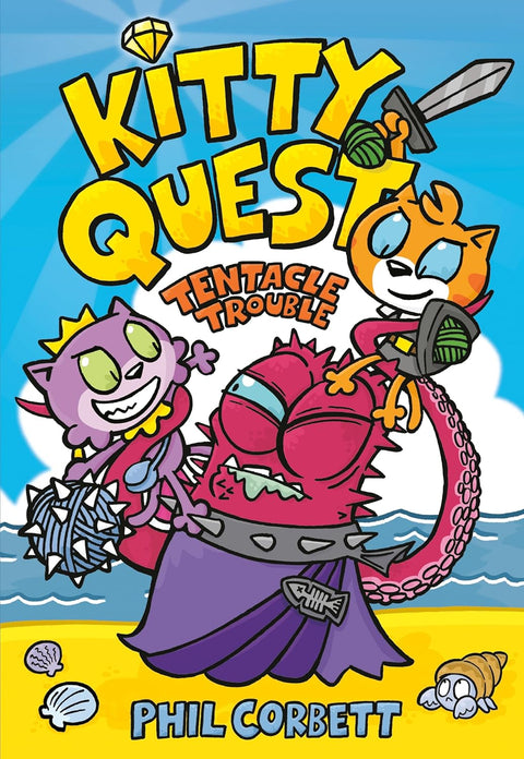 Kitty Quest: Tentacle Trouble: A Graphic Novel by Phil Corbett
