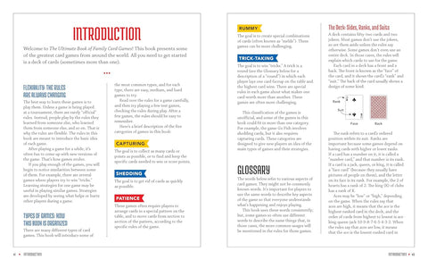 Ultimate Book of Family Card Games: Over 50 Games! by Oliver Ho