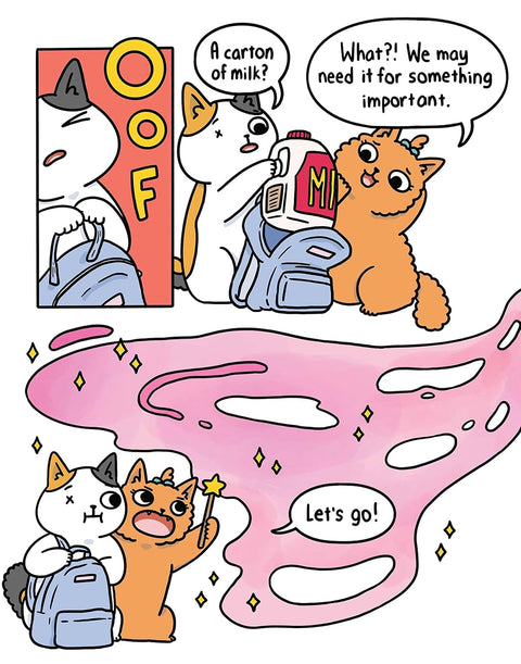 Cat & Cat Adventures #3: Journey into Unibear City: A Graphic Novel by Susie Yi