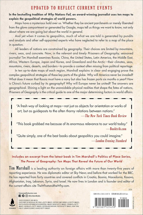 Prisoners of Geography: Ten Maps That Explain Everything about the World by Tim Marshall