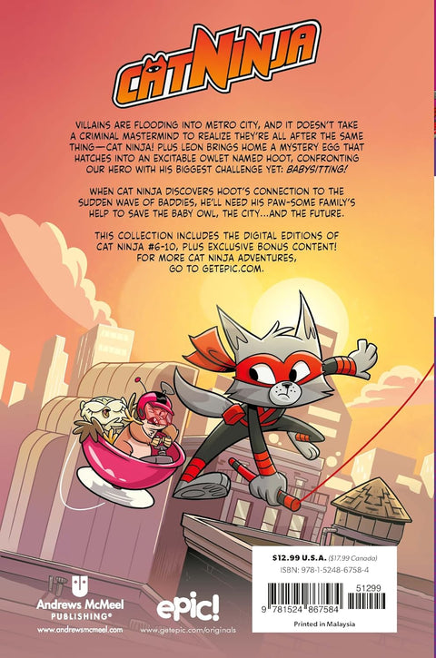 Cat Ninja: Time Heist by Matthew Cody, Chad Thomas (Illustrator) (Cat Ninja, 2)