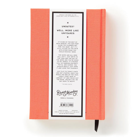 Part-Time Adult Undated Daily Planner