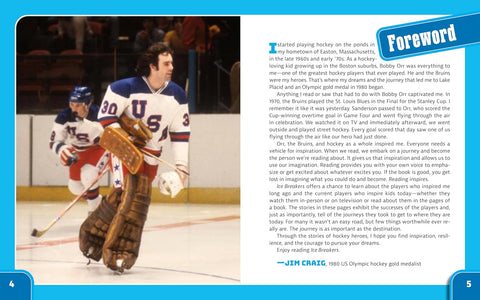 Ice Breakers: A Kids' Guide to Hockey and the Greatest Players Who Changed the Game by Tom and Jerry Caraccioli