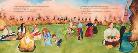 The Gift of the Great Buffalo by Carole Lindstrom, Aly McKnight (Illustrator)