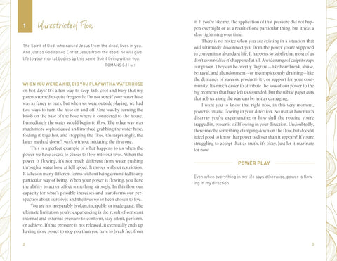 The Power In Surrender: 100 Ways To Tap Into The Courage To Trust God's Plan Over Fear, Worry, And Doubt by Sarah Jakes Roberts
