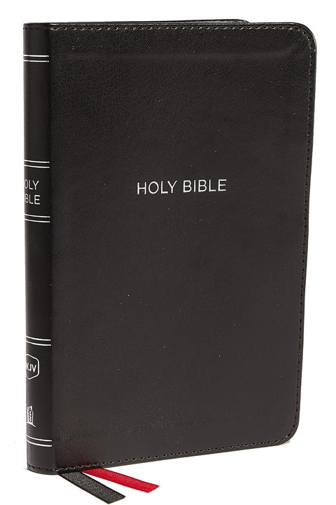 NKJV Thinline Bible (Compact, Imitation Leather, Black, Red Letter Edition)