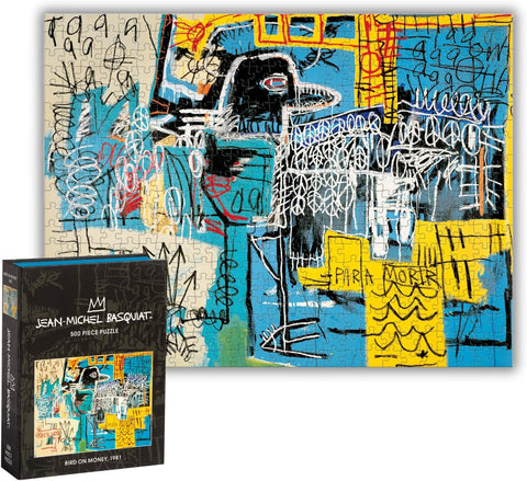 Basquiat Bird on Money 500 Piece Book Puzzle