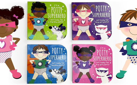 I'm A Potty Superhero: Get Ready For Big Boy Pants! Children's Potty Training Board Book Board book – August 29, 2021 by Cottage Door Press (Author, Editor), Mabel Forsyth (Illustrator)