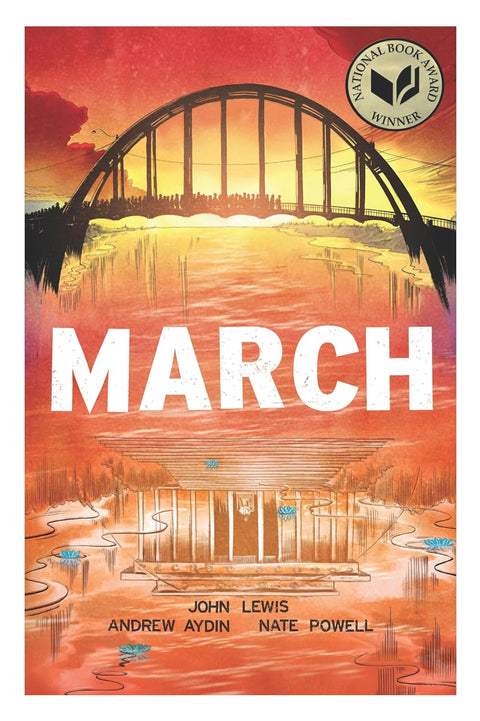 March (Trilogy Slipcase Set) by John Lewis (Author), Andrew Aydin (Author), Nate Powell (Illustrator)