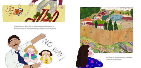 Homeland: My Father Dreams of Palestine by Hannah Moushabeck (Author), Reem Madooh (Illustrator)