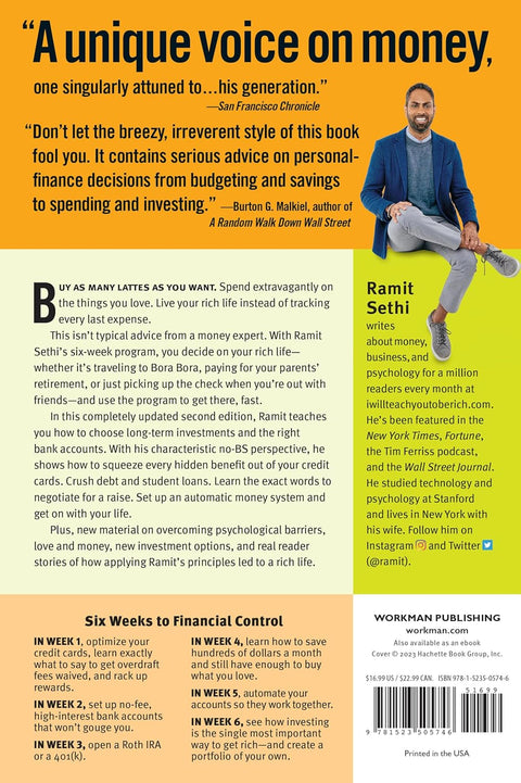 I Will Teach You to Be Rich, Second Edition: No Guilt. No Excuses. No BS. Just a 6-Week Program That Works by Ramit Sethi