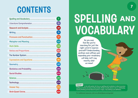 Brain Quest Workbook: 6th Grade Revised Edition