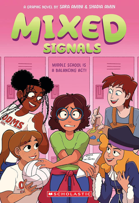 Mixed Signals: A Graphic Novel by Sara Amini, Shadia Amin (Illustrator) (Mixed Feelings, 2)
