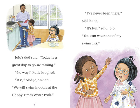 Splish Splash at the Water Park (Katie Woo and Jojo On the Go) by Fran Manushkin, Tammie Lyon (Illustrator)