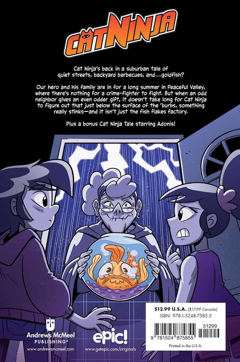 Cat Ninja: Welcome to the ‘Burbs by Matthew Cody, Chad Thomas (Illustrator) (Cat Ninja, 4)