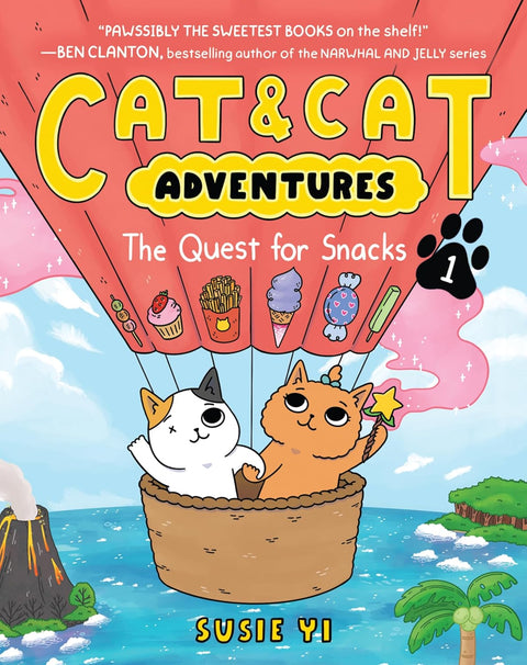 Cat & Cat Adventures #1: The Quest for Snacks: A Graphic Novel by Susie Yi