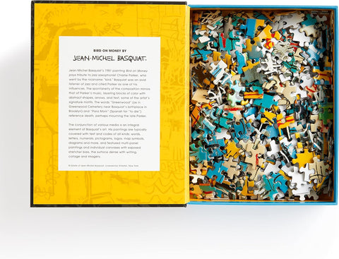 Basquiat Bird on Money 500 Piece Book Puzzle