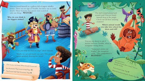 Pick-a-Story: A Pirate, Alien, Jungle Adventure by Sarah Coyle, Adam Walker-Parker (Illustrator)
