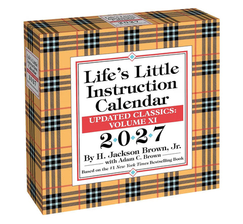 Life’s Little Instruction 2027 Day-to-Day Desktop Calendar by H. Jackson Brown, Jr. with Adam C. Brown