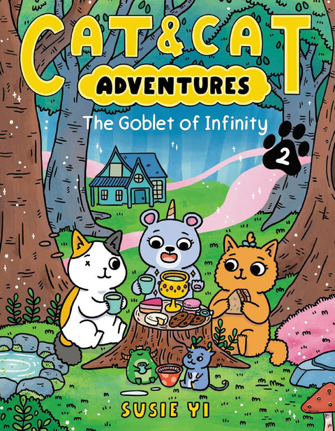 Cat & Cat Adventures 2: The Goblet of Infinity: A Graphic Novel by Susie Yi