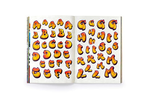 The Graffiti Alphabet Sticker Book: Over 1000 stickers! by Luke Herriott (Illustrator)