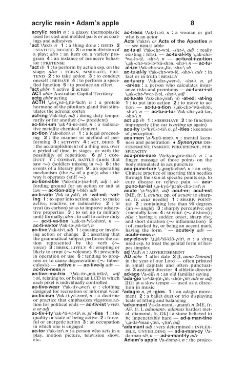 The Merriam-Webster Dictionary, New Edition