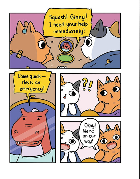 Cat & Cat Adventures #3: Journey into Unibear City: A Graphic Novel by Susie Yi