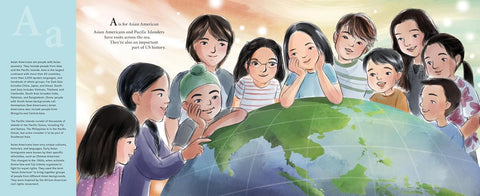 A is for Asian American: An Asian Pacific Islander Desi American Alphabet by Virginia Loh-Hagan (Author), Tracy Nishimura Bishop (Illustrator)