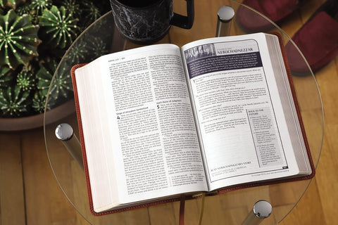 NIV, Men's Devotional Bible (By Men, for Men), Leathersoft, Brown, Comfort Print