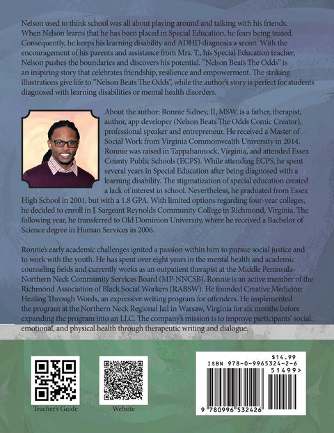Nelson Beats The Odds by Ronnie Sidney, II, MSW, Traci Van Wagoner (Illustrator)