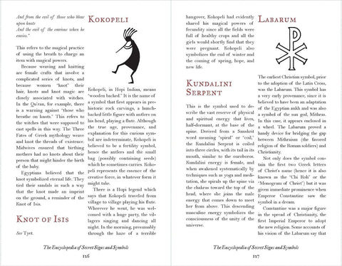 The Encyclopedia of Secret Signs and Symbols (Mystic Encyclopedias) by Adele Nozedar