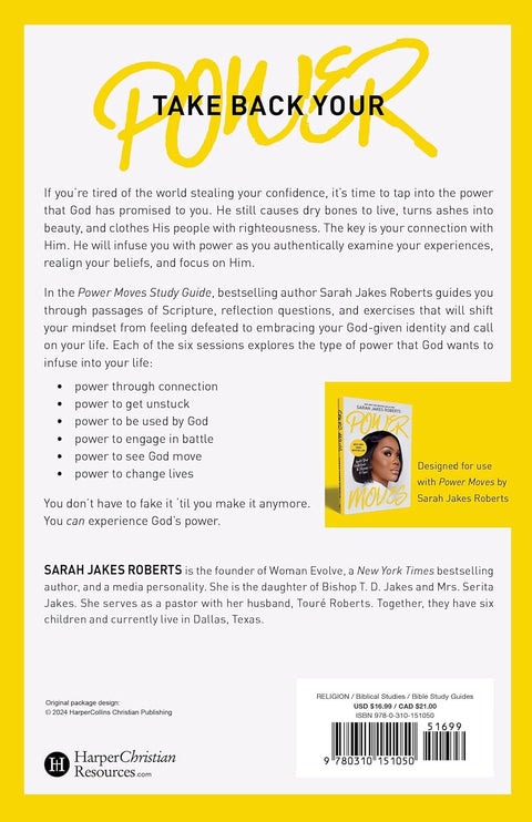 Power Moves Study Guide: What the Bible Says about How You Can Reclaim and Redefine Your God-Given Power by Sarah Jakes Roberts