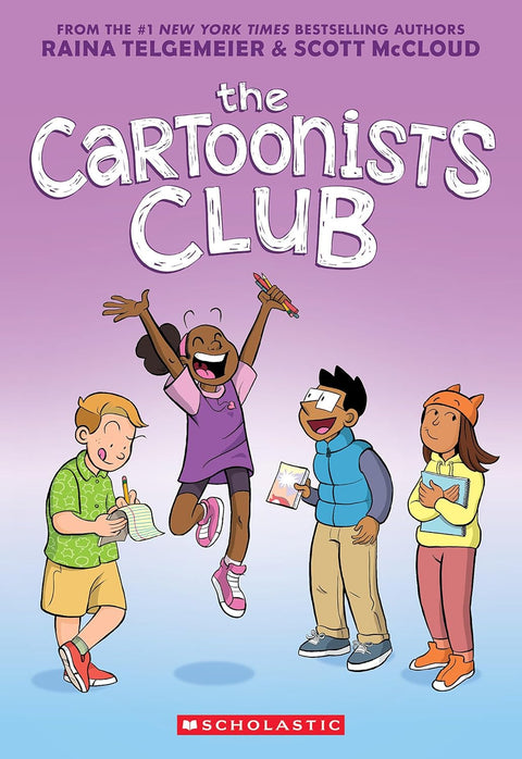Cartoonists Club: A Graphic Novel  by Raina Telgemeier (Author, Illustrator), Scott McCloud (Author, Illustrator)