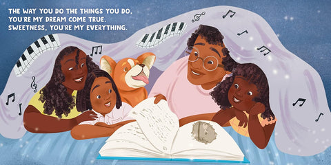 Sugar Pie Lullaby: The Soul of Motown in a Song of Love by Carole Boston Weatherford, Sawyer Cloud (Illustrator)