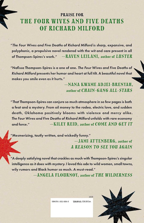 The Four Wives and Five Deaths of Richard Milford: A Novel by Nafissa Thompson-Spires