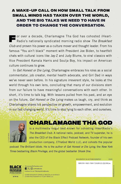 Get Honest or Die Lying: Why Small Talk Sucks by Charlamagne Tha God